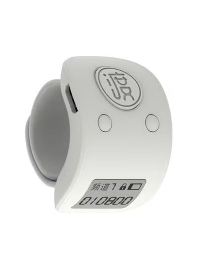 Mini Digital LCD Finger Ring Tally Counter with 9-Digit Display, Rechargeable Prayer & Counting Counter - Image 1