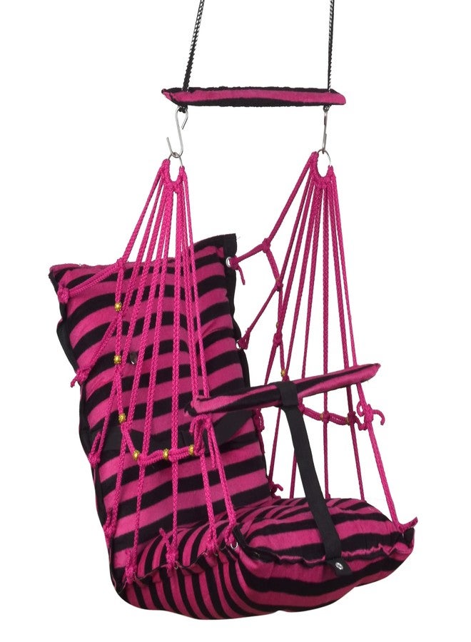 Windson Craft® Cotton Swing Chair for Kids Baby's Children Folding and Washable 1-5 Years with Safety Belt/Home, Garden Jhula for Babies |Swing for Kids| Cradle | (CHEARY) - Image 1