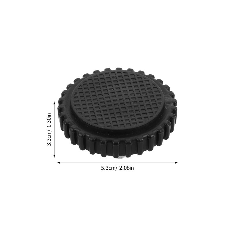 8Pcs M10 Threaded Replacement Feet with Rubber Base for Platform Weighing Scales Stability - Image 2