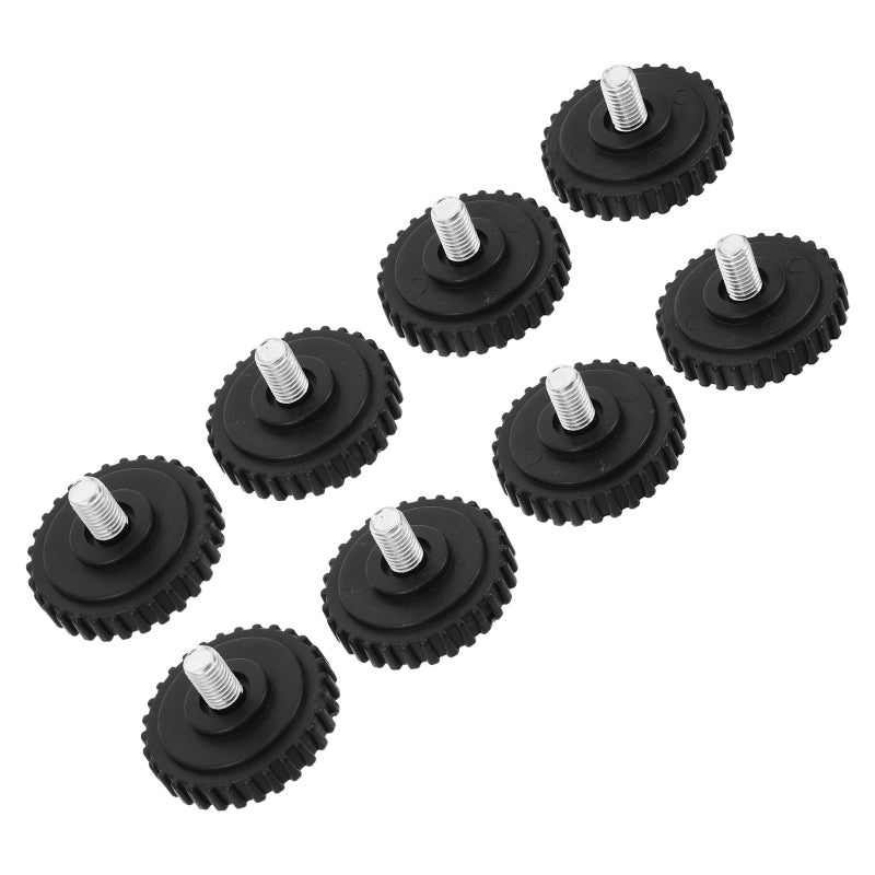 8Pcs M10 Threaded Replacement Feet with Rubber Base for Platform Weighing Scales Stability - Image 5