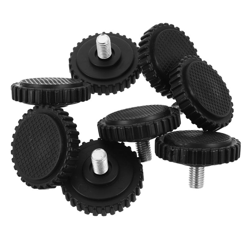 8Pcs M10 Threaded Replacement Feet with Rubber Base for Platform Weighing Scales Stability - Image 4