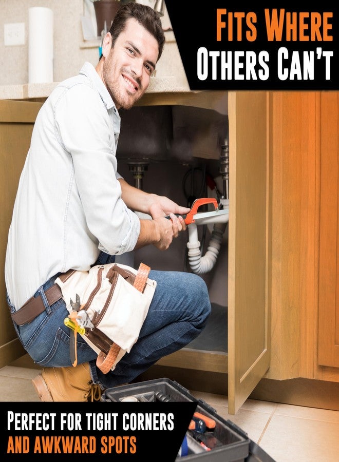 AMERICAN MUTT TOOLS منشار صغير من شركة Mutt Tools للقطع المعدني بشفرة ثنائية المعدن مقاس 10 بوصات للقطع الدقيق - متوافق مع شفرات مقاس 10 بوصات و12 بوصة - منشار قطع صغير - Image 4