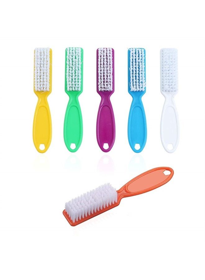 6 Pcs Handle Grip Nail Brush, Nail Cleaning Brushes for Toes and Fingernail