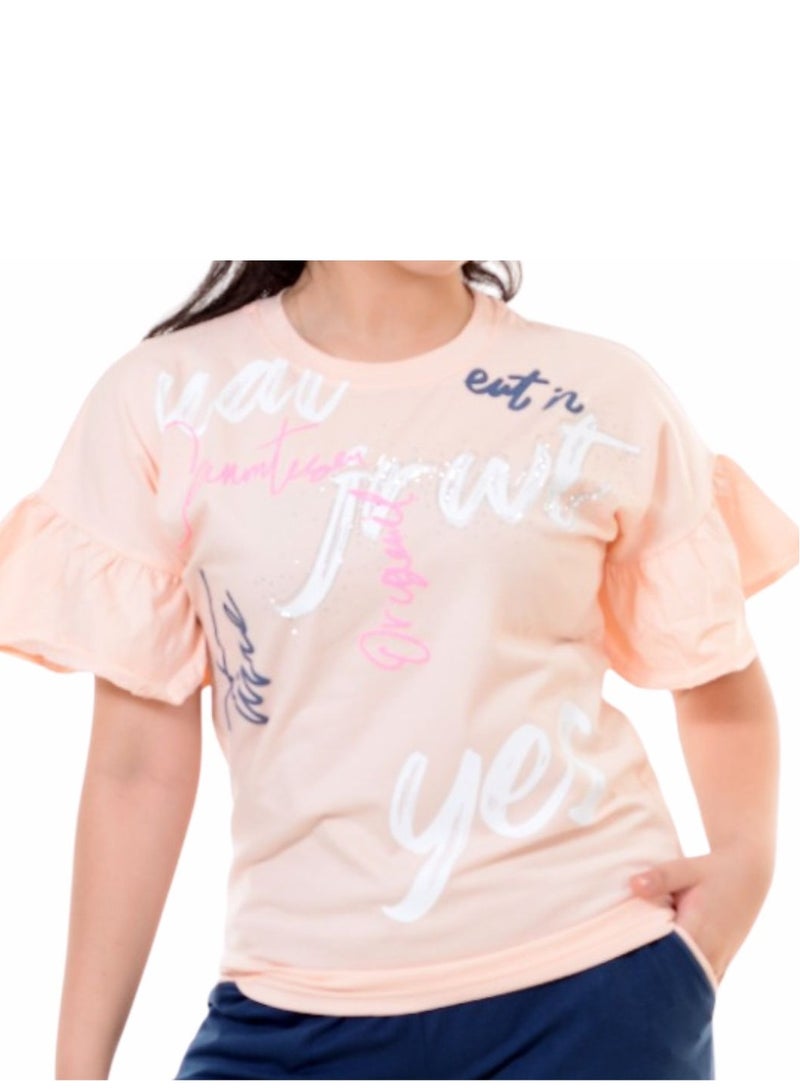 بيجامة اطفال بناتى قطن سن محير - Image 1