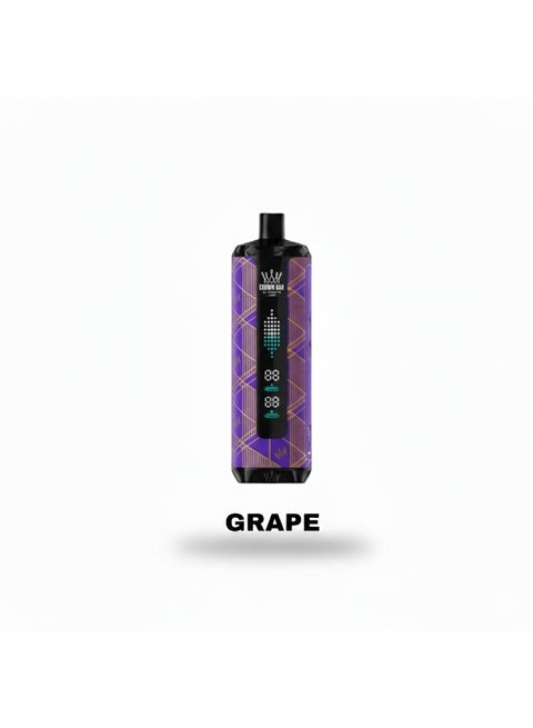 AL FAKHER Crown Bar Mega Max 40000Puff Grape Disposable Vape Kit NC-6mg |  Best Price KSA | Riyadh, Jeddah