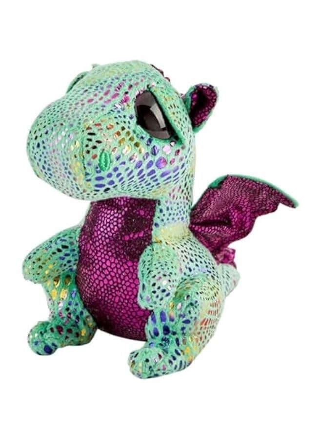 Beanie Baby Cinder Green Dinosaur Animal Plush (6inch)  - Image 1