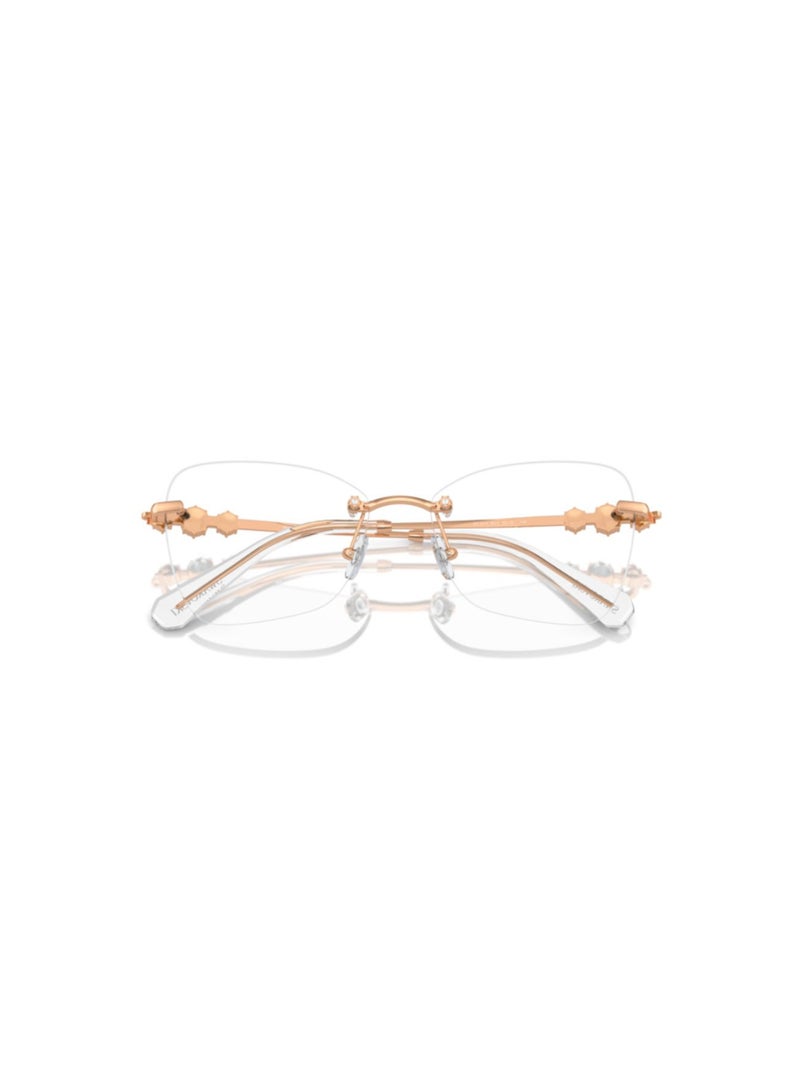SWAROVSKI Swarovski Woman Butterfly  Eyeglasses- Sk 1014 - Lense Size:53Mm - Rose Gold - Image 5