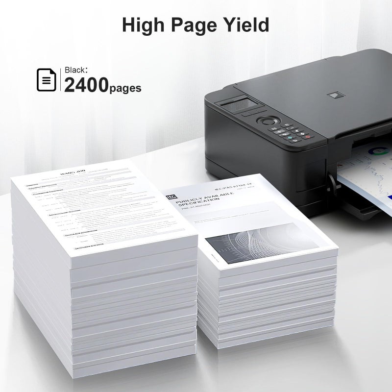 INKCLOUD 218X Black Toner Cartridge High Yield Replacement for HP 218X W2180X 218A W2180A Work with HP Color LaserJet Pro 3201DW MFP 3301FDW 3301SDW 3301CDW Printer, 2Pack - Image 3