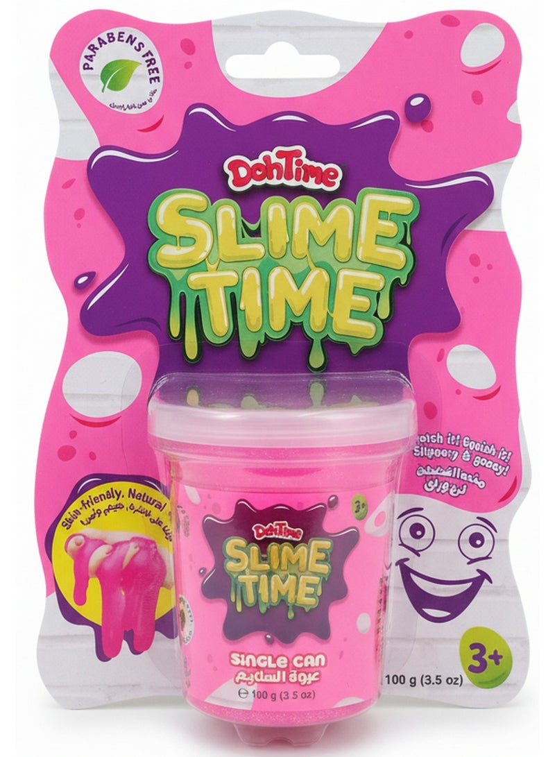 Slime Time Doh Can Pink 100 G