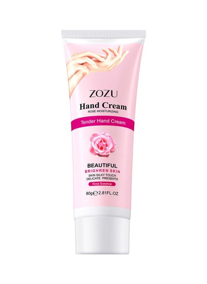 Zozu Moisturizing Hand Cream With Fragrant Rose Extract 80g To Enjoy The Atmosphere Of Hydration Softness And Beauty  - Image 1