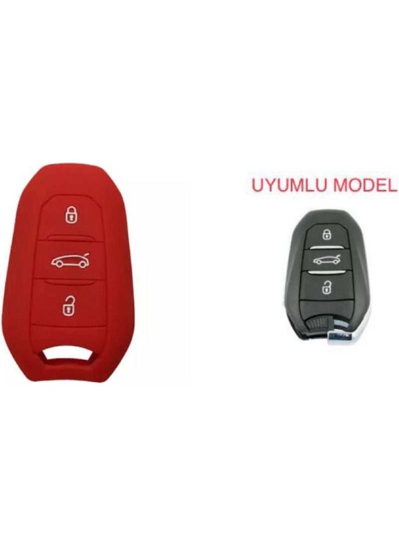 Şenyıldız Aksesuar Peugeot 208 308 508 2008 3008 5008 Rifter Key Protection Case Switchless Keyless Start  - Image 1