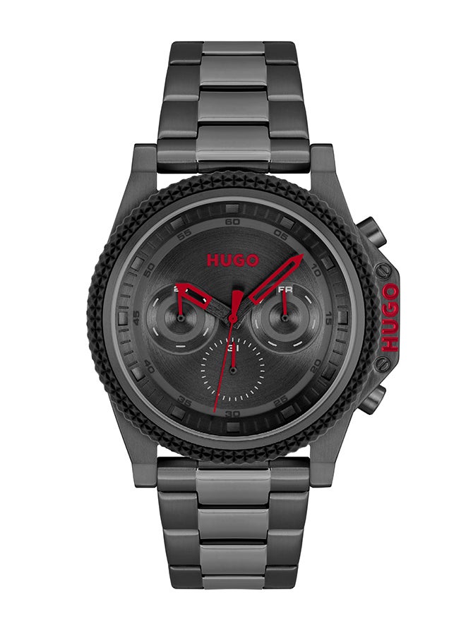 HUGO BOSS Men's Analog Round Shape Stainless Steel Wrist Watch 1530348 - 46 Mm  - Image 1