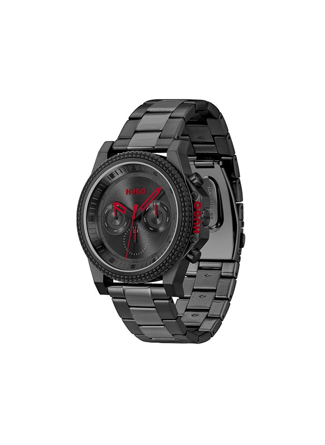 HUGO BOSS Men's Analog Round Shape Stainless Steel Wrist Watch 1530348 - 46 Mm  - Image 2