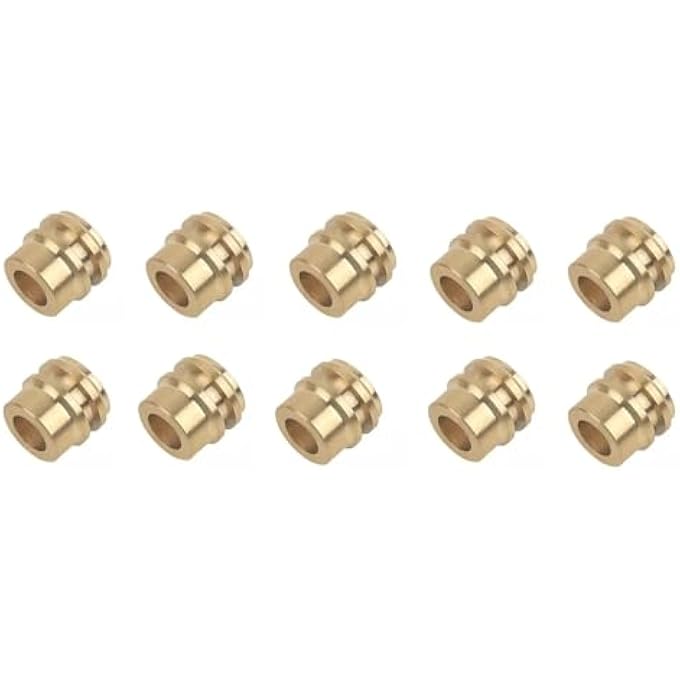 TC COMPRESSION RADIATOR VALVES BRASS INSET REDUCER 15MM TO 10MM - PACK OF 10