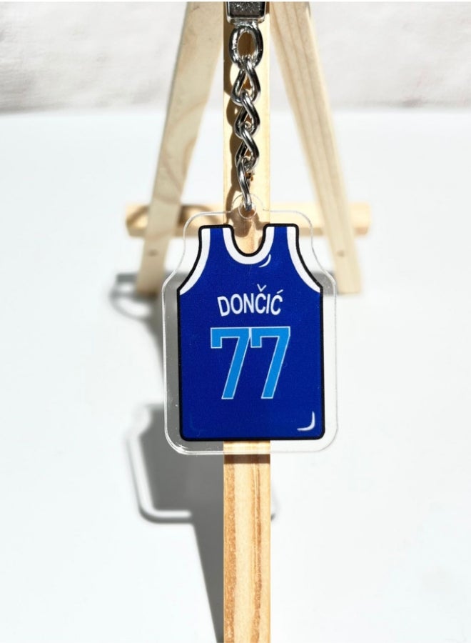 Commemorative Jersey Basketball Star Keychain Men And Women Schoolbag Car Pendant Accessories 