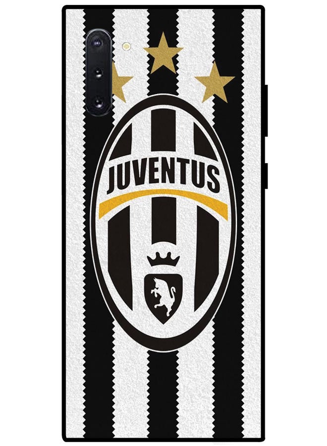 EYE CATCH Protective Case Cover For Samsung Galaxy Note 10 Smart Series Printed Protective Case Cover for Samsung Galaxy Note 10 Juventus Logo - Image 1
