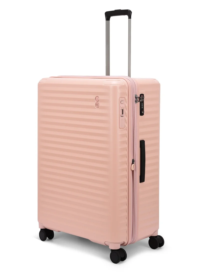 إيكولاك حقيبة سفر ترولي تشيك إن بعجلات مزدوجة قابلة للتوسيع من Celestra 76.5 سم وردي - PC183XA PINK 28