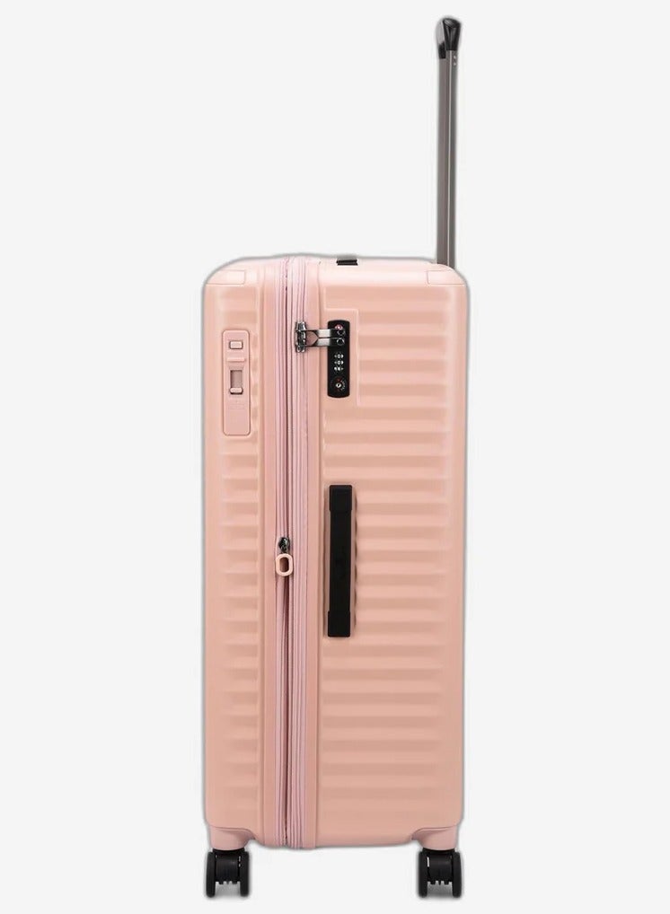 Echolac Celestra 75 Cm Hardcase Expandable 4 Double Wheel Check-In Luggage Trolley - Pink - Image 3