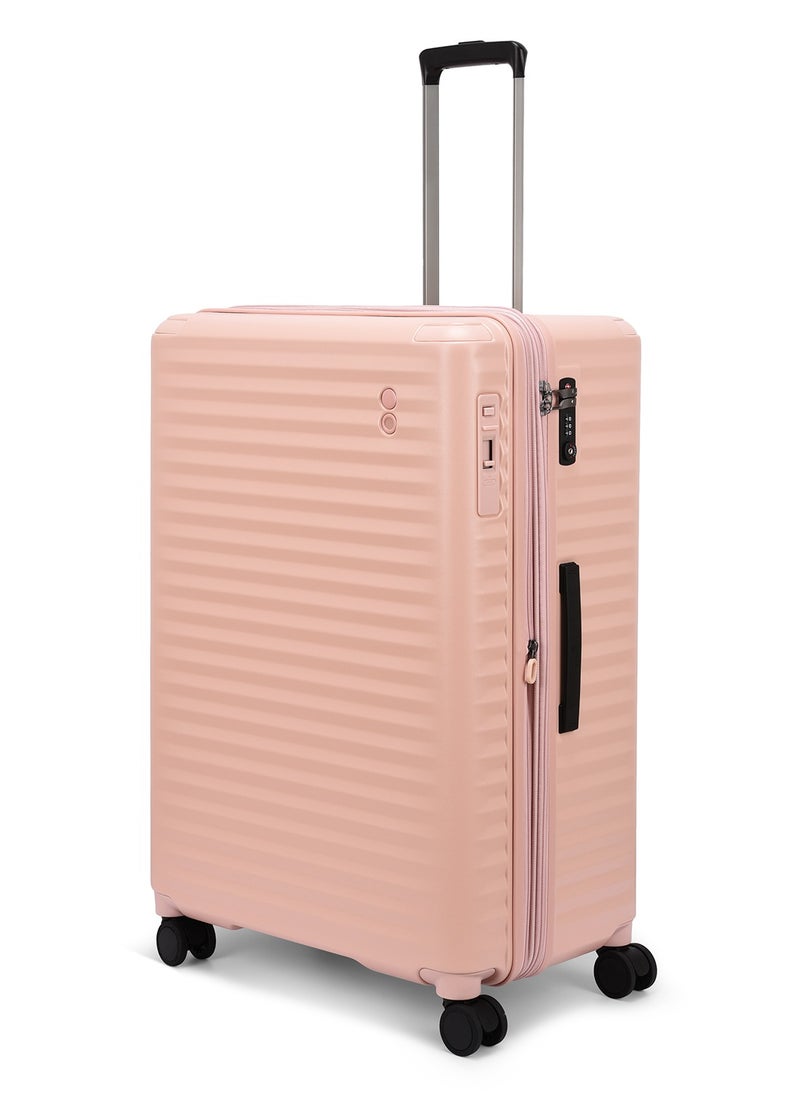 Echolac - Celestra 76.5cm Hardcase Expandable 4 Double Wheel Check-In Luggage Trolley Pink - PC183XA PINK 28 - Image 1