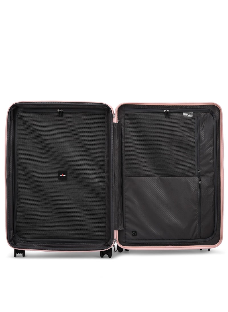 Echolac - Celestra 76.5cm Hardcase Expandable 4 Double Wheel Check-In Luggage Trolley Pink - PC183XA PINK 28 - Image 1