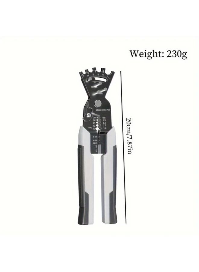 Multifunctional Wire Bending Pliers 5 In 1 Stainless Steel Crimping Cutting Stripping Tool - Image 1