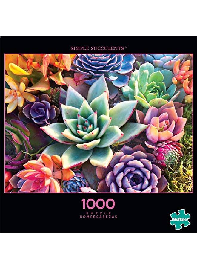Buffalo Games Simple Succulent 1000 Piece Jigsaw Puzzle - Image 3