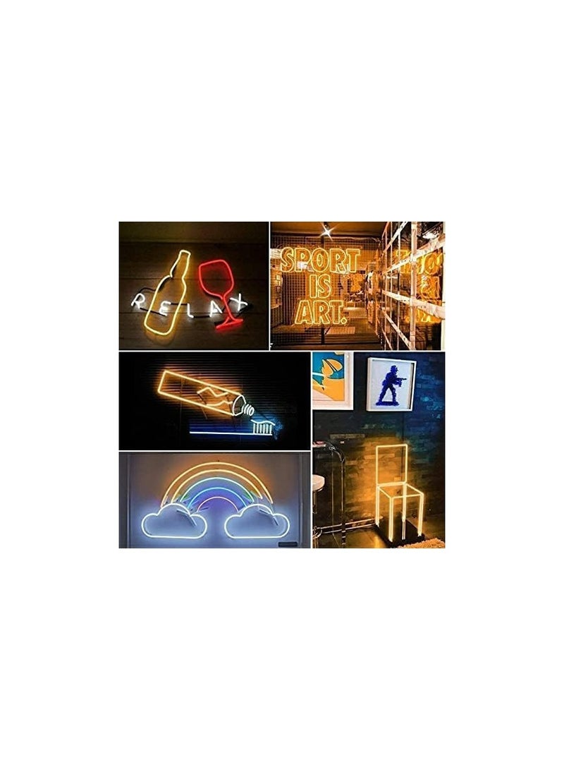 شريط اضاءة نيون مرن مقاوم للماء بتصنيف IP65 لمقاومة المياه والغبار مع محول لتزيين المنزل والمكتب وديوالي والكريسماس (اخضر - 10متر)، أكريليك مع الوصلة جاهز علي التركيب - Image 2