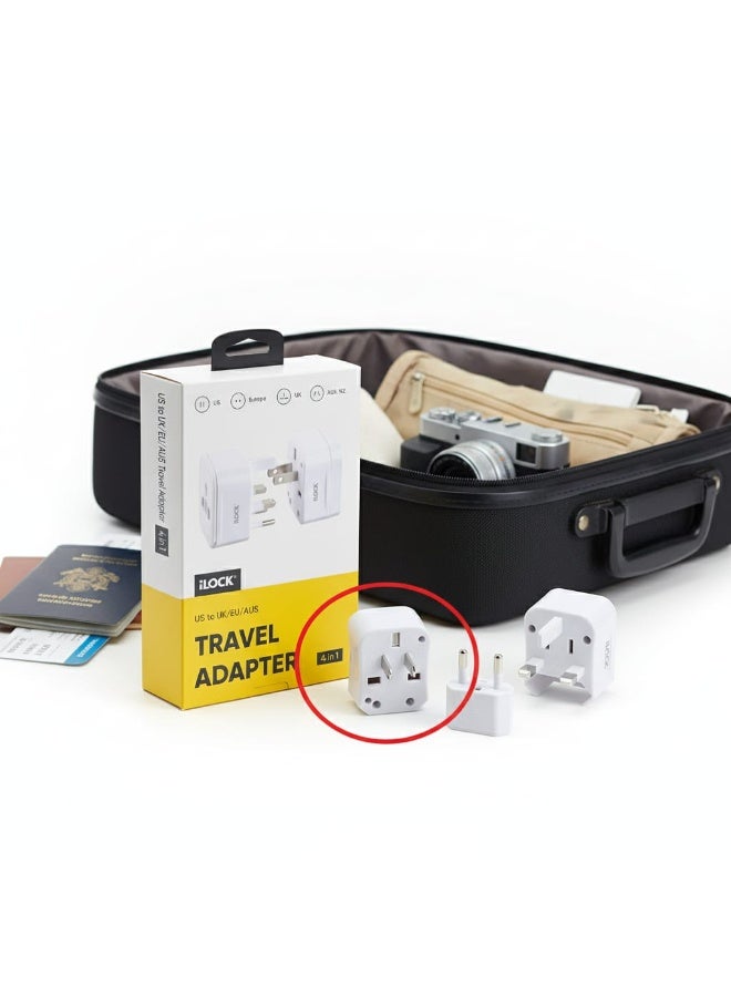 آي لوك فيشة اي لوك 4*1 قطعة واحدة لجميع مقابس السفر والحج والعمرة  5092 - Image 2