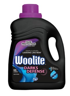 Woolite Darks Defense Liquid Laundry Detergent, 66 Loads, 100 Fl Oz, HE & Regular Washers, Packaging May Vary  - Image 1