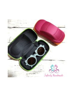 Generic Children Glasses Case, for Kids Boys Girls Car Shape Lightweight Glasses Box Vintage Portable Zipper Glasses Case,Exclusive from Seller INFINITYHANDMADE Only  - Image 5