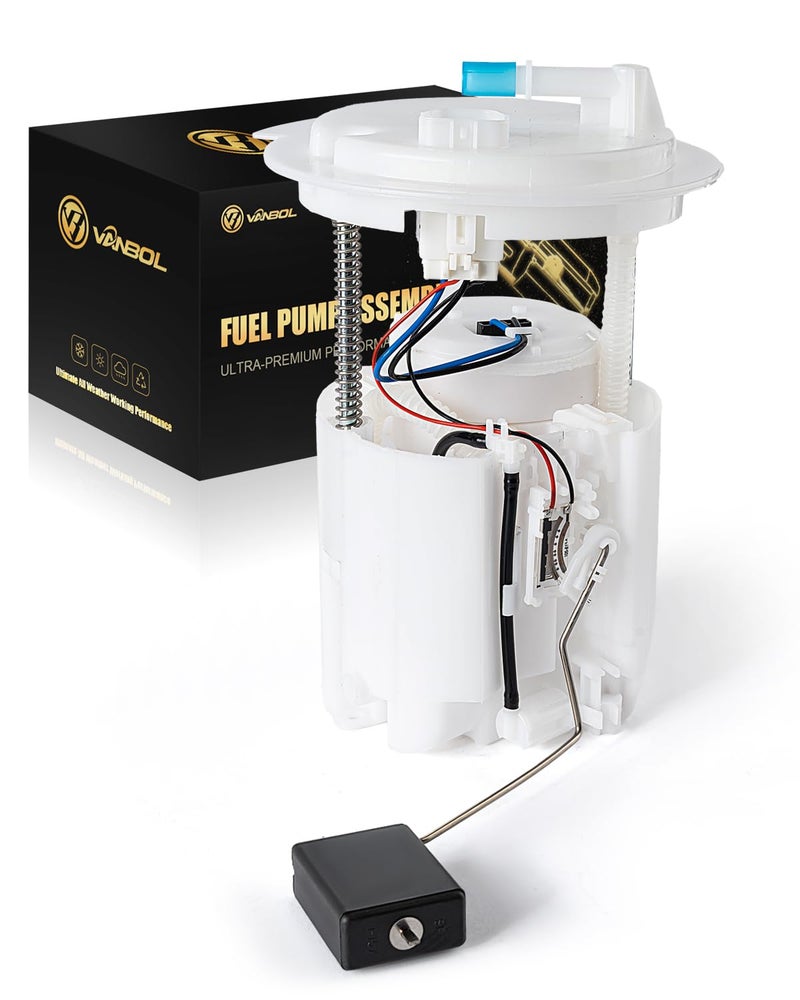 VANBOL Fuel Pump Module Assembly Compatible with 20072011 Dodge Caliber 20072016 Jeep Patriot Compass L4 20L 24L GAS FWD 2WD E7220M P76268M FG1140 VANBOL0134A with Sending Unit