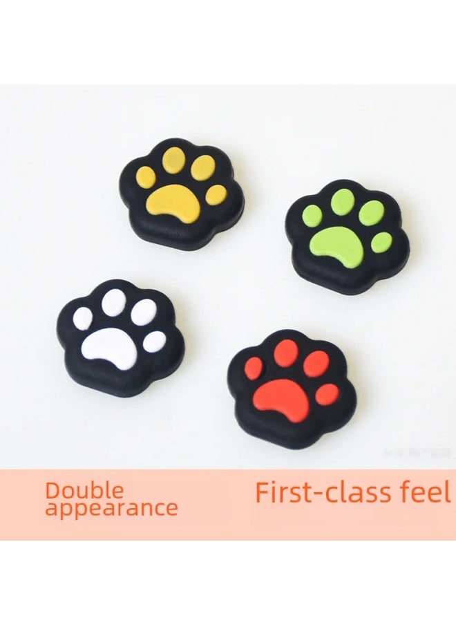 Generic - Nintendo Switch/lite/oled Cat Paw Joystick Cap Ns Button Protective Cap Switch Silicone Joystick-Product Color:Milk Tea Brown 2 - Image 1