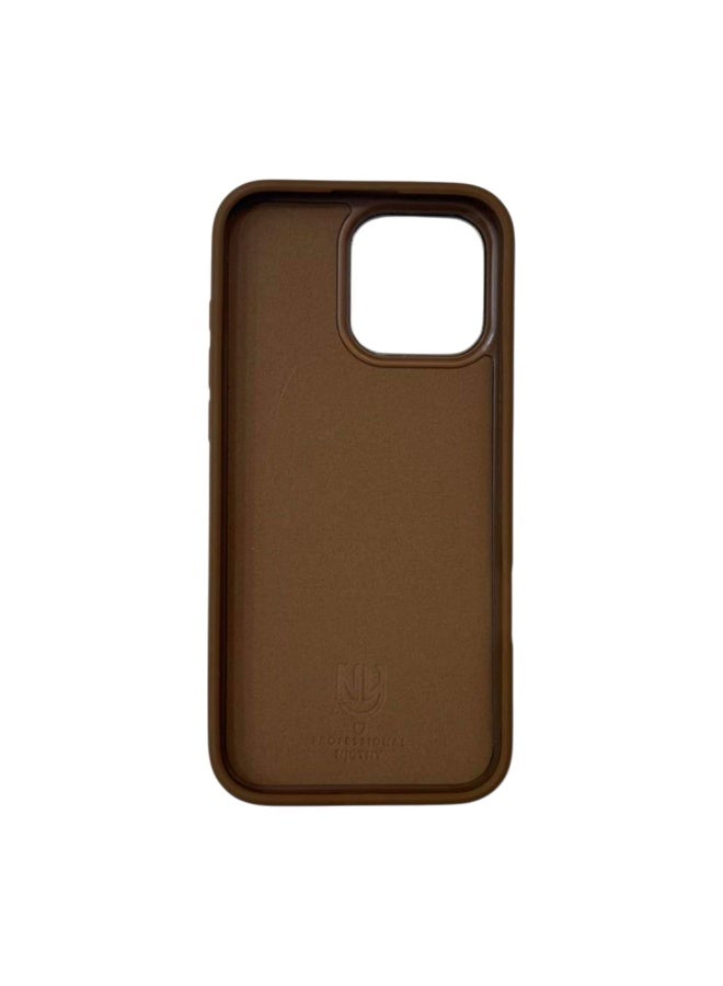 Maxora iPhone 16 Pro Max Leather Case Magsafe, Brown - Image 2
