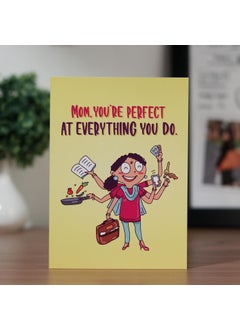 Oye Happy Oye Happy - Mom Multitasking Card - Funny Greeting Card for Mom - Durga Card - 12 x 17 cm  - Image 4
