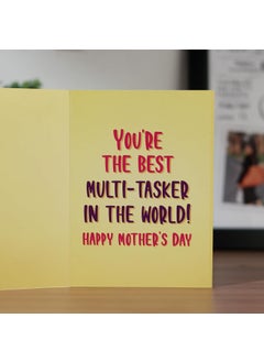 Oye Happy Oye Happy - Mom Multitasking Card - Funny Greeting Card for Mom - Durga Card - 12 x 17 cm  - Image 5
