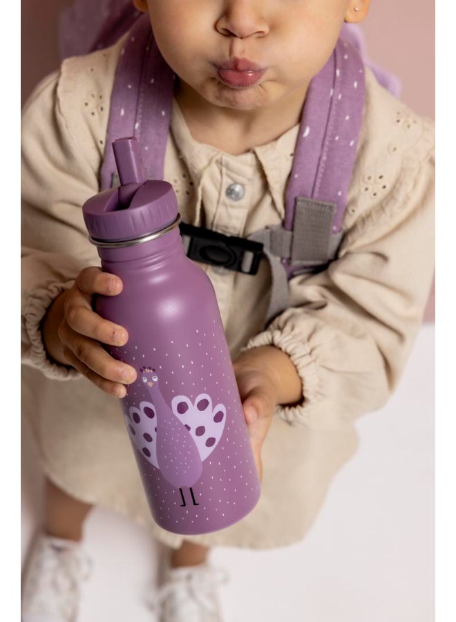 Trixie Stainless Steel Water Bottle - 500ml - Mrs.Peacock - Image 5