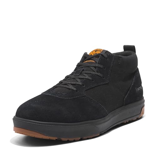 Timberland PRO Men's Berkley Chukka Composite Safety Toe Industrial Casual Work Shoe, Black/Gum-2024 New, 10M - Image 4