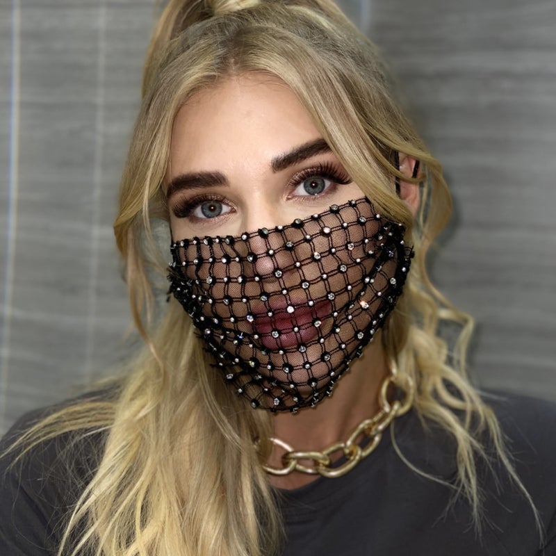 1Pc Decorative Rhinestone Festival Facial Adornment Prop - Image 4