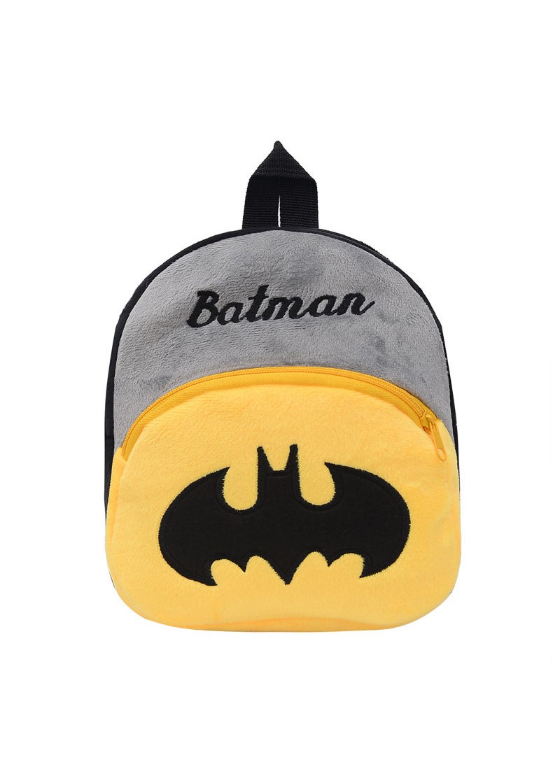 Generic Cute Toddler Plush Backpack Cartoon Schoolbag Batman 