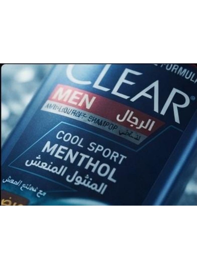 Clear Men Cool Sport Menthol Anti-Dandruff Shampoo 600 ml (Packaging May Vary) - Image 5