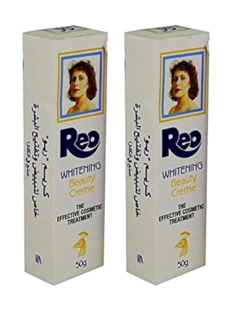 REO Two Pieces of Whitening Beauty Creme 50 grams - Image 1