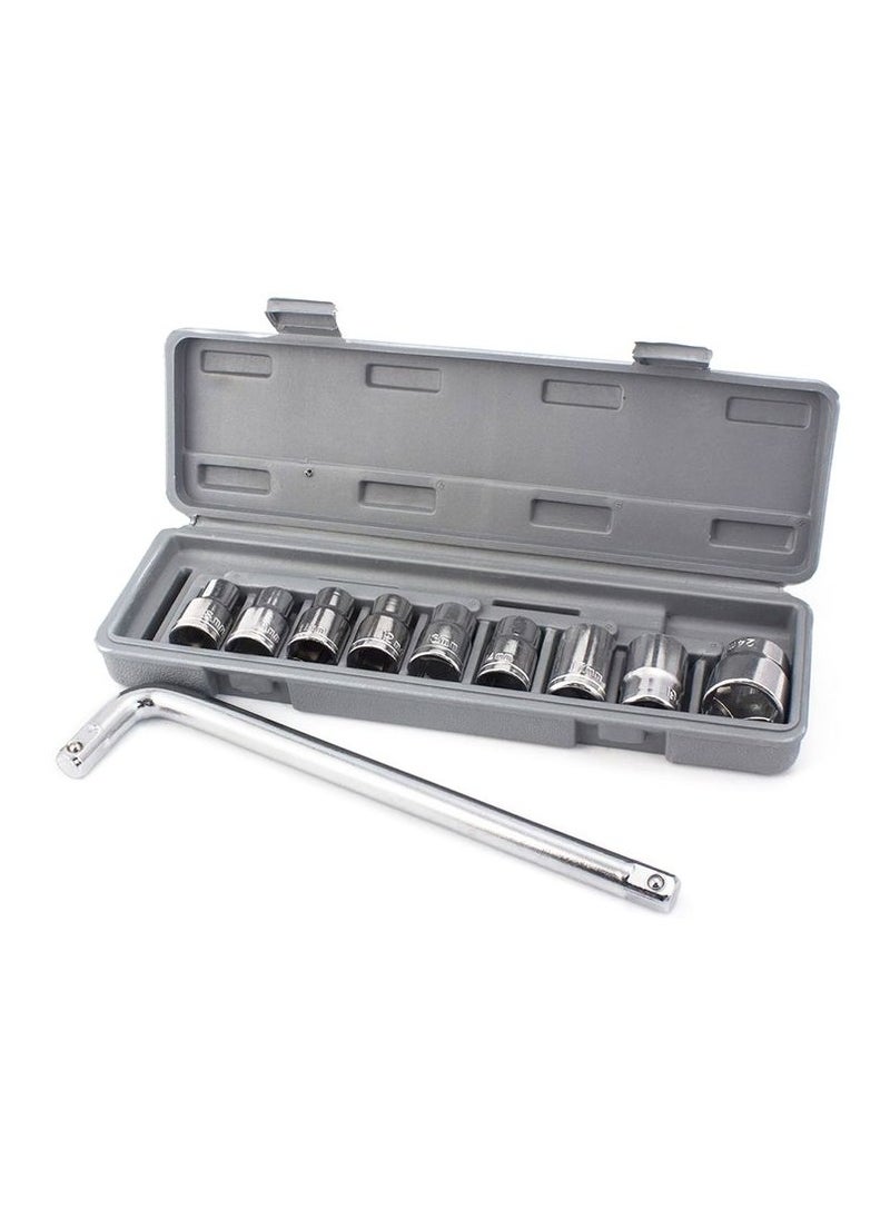 DEFAONS - DEFAONS  Premium Quality Electric Drill Set For Mechanic Home Workshop Purpose Screwdriver Get 10 Pieces Tool Kit 1/2inch Drive Metric - Image 1