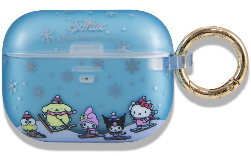 Sonix x Sanrio Cases for AirPods Pro (1st Gen) - Hard Cover, Protective Case for Apple AirPods Pro Gen 1 | HK & Friends Aspen Vacation - Image 1