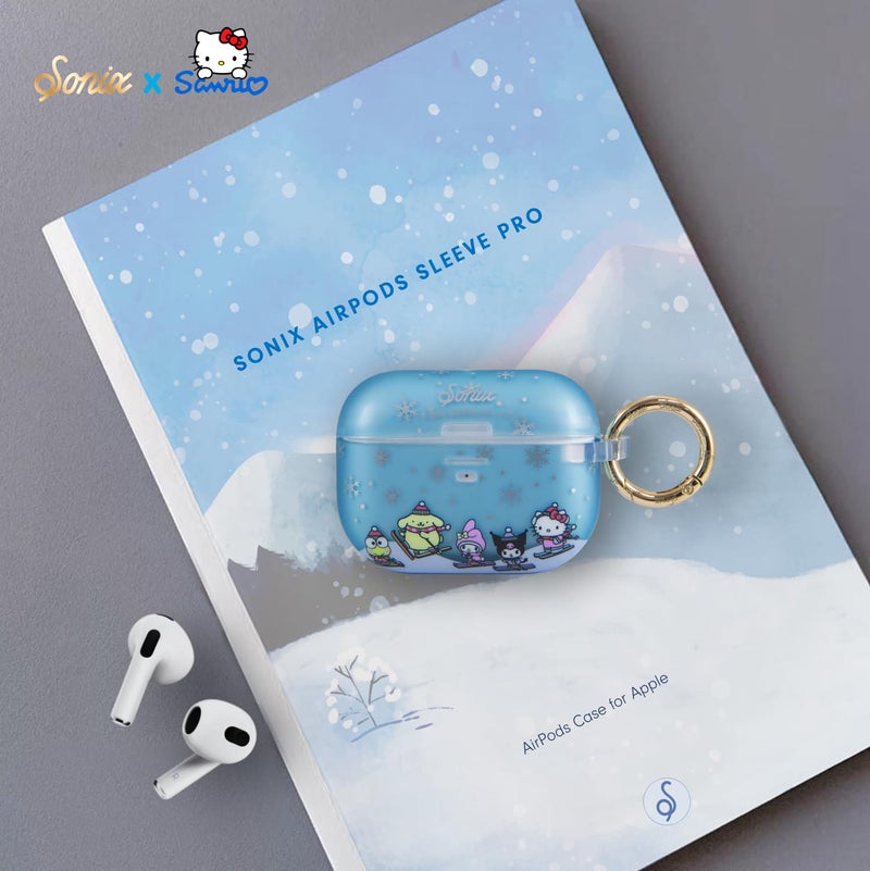 Sonix x Sanrio Cases for AirPods Pro (1st Gen) - Hard Cover, Protective Case for Apple AirPods Pro Gen 1 | HK & Friends Aspen Vacation - Image 5
