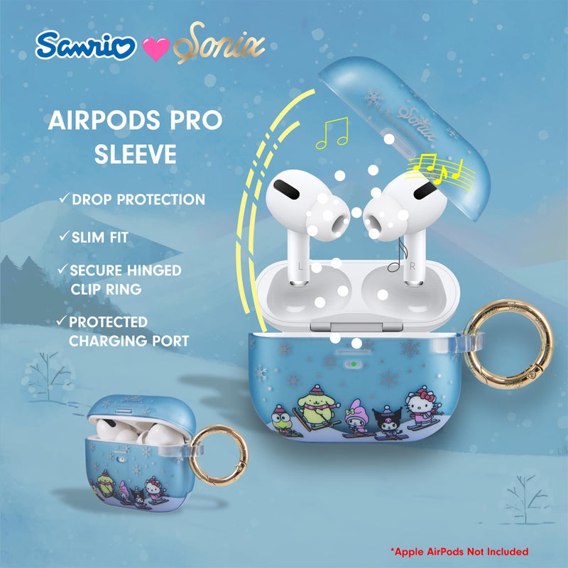 Sonix x Sanrio Cases for AirPods Pro (1st Gen) - Hard Cover, Protective Case for Apple AirPods Pro Gen 1 | HK & Friends Aspen Vacation - Image 4