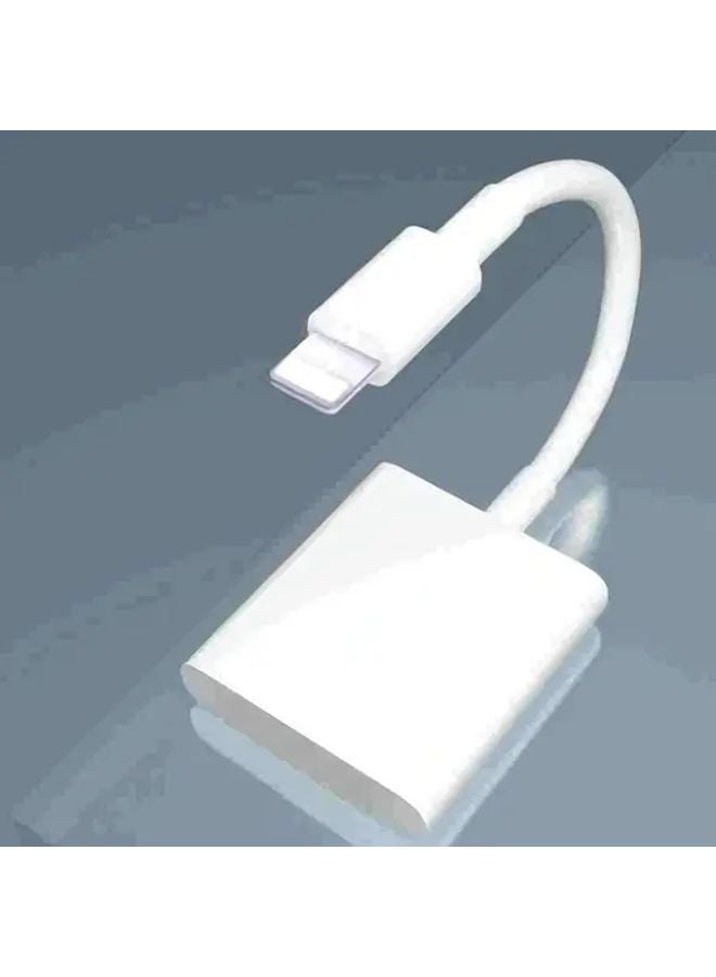 Lightning To SD TF Card Reader Adapter OTG Flash Drive Compatible With iPhone Mobile Phone Laptop Quantity 1 - Image 1