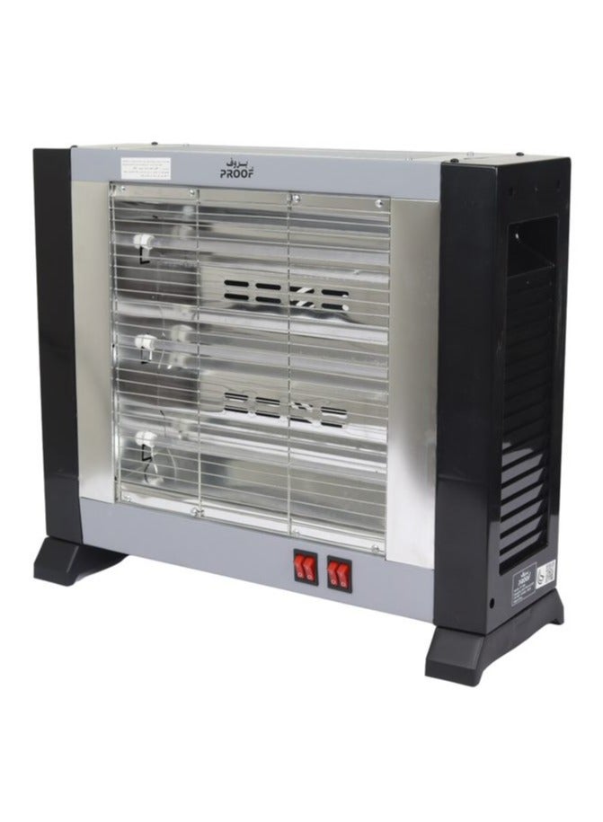 برووف دفاية كهربائية  تحتوي على ثلاثة اوجه وشبك امان ومقابض عازله للحراره بقدرة 1600 واط - Image 2