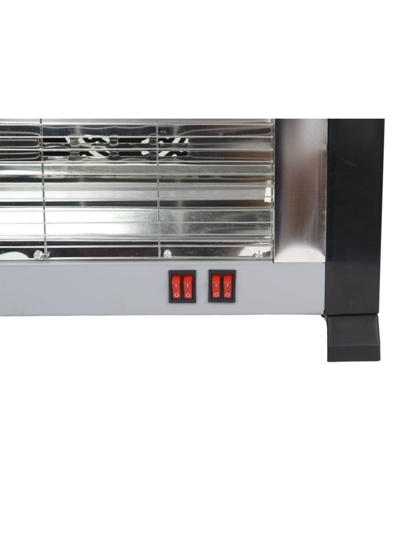 برووف دفاية كهربائية  تحتوي على ثلاثة اوجه وشبك امان ومقابض عازله للحراره بقدرة 1600 واط - Image 3