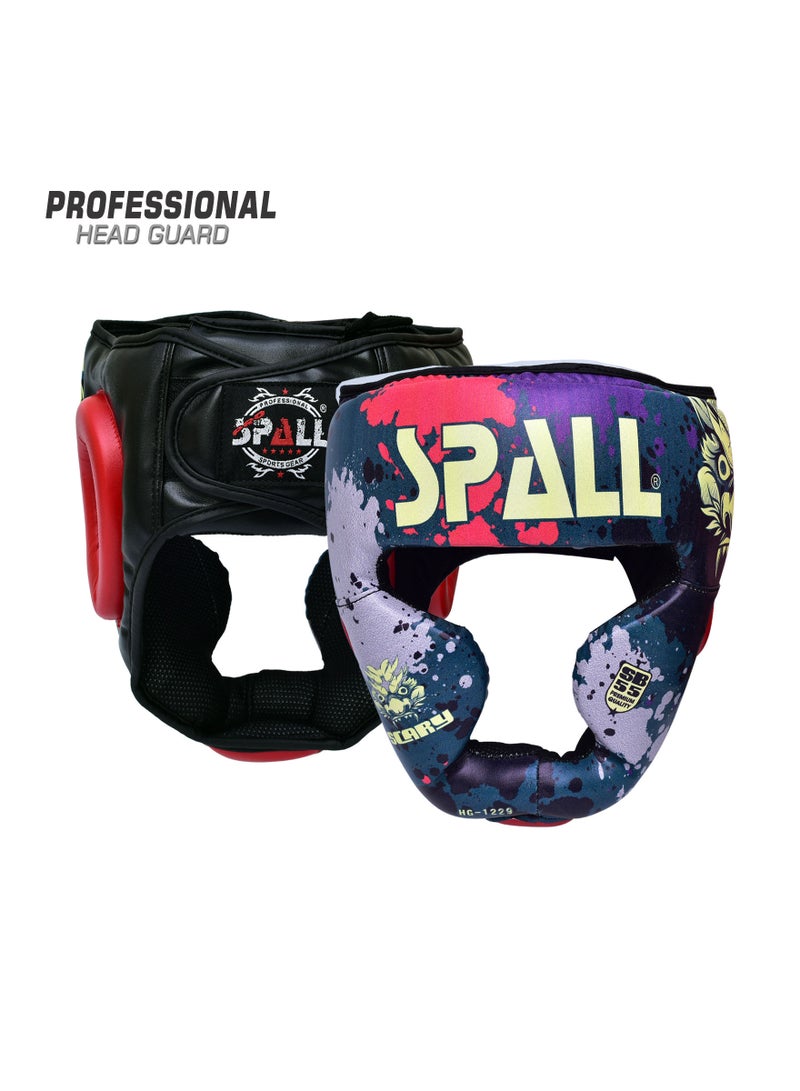 سبال واقي رأس للملاكمة سبال للرجال والنساء معدات تدريب للحماية مواي تاي كيك بوكسينغ شجار القتال فنون الدفاع عن النفس معدات الرأس - Image 1