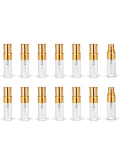 ZbFwmx 20pcs Empty 3ml Clear Fine Mist Atomizer Glass Bottle Spray Refillable Perfume Empty Bottle Glass for Travel Party Portable Makeup Tool + Free 1ml Pipette 